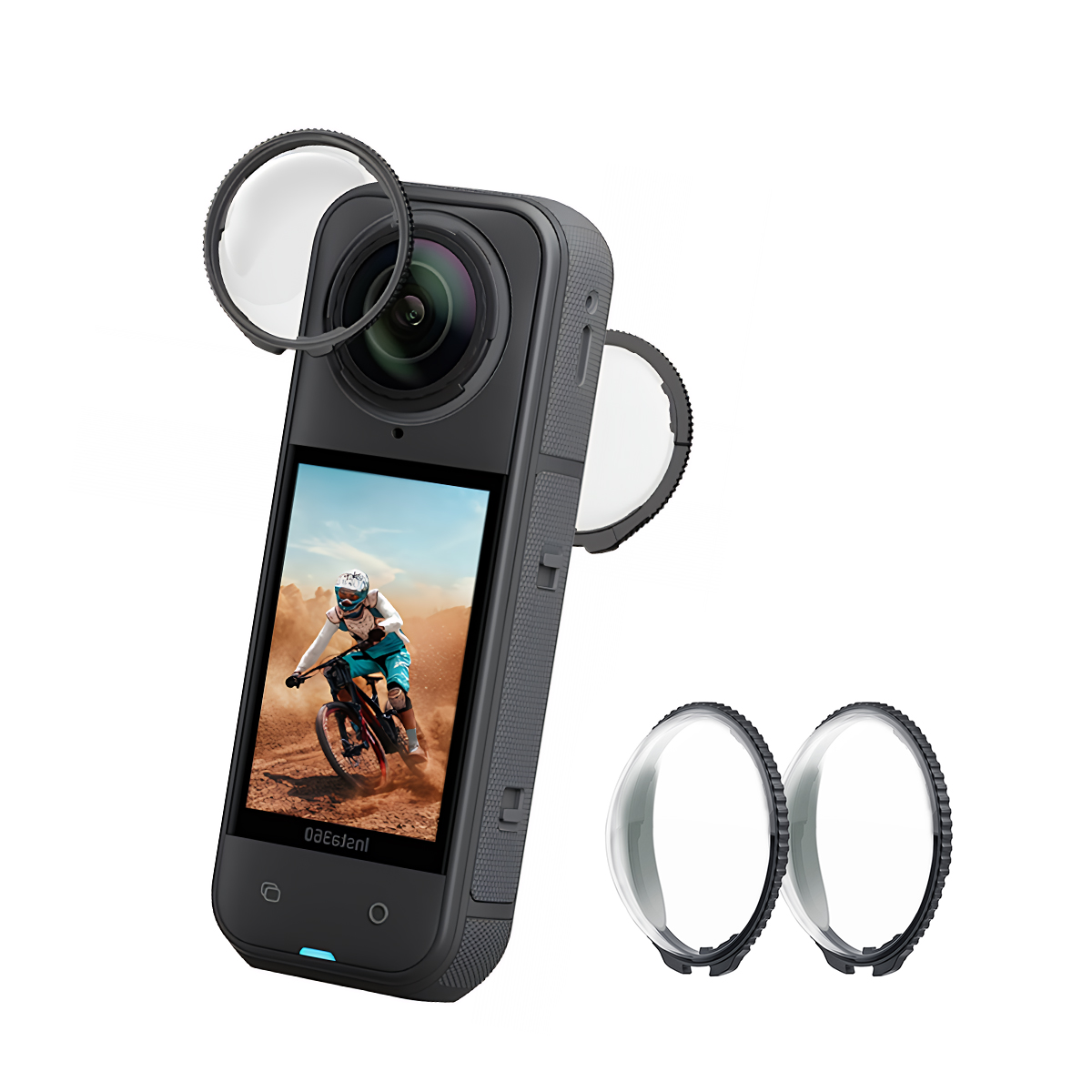 Insta360 Camera X4 - Insta360 ONE X5/X4/X3/X2 için Çift Lensli