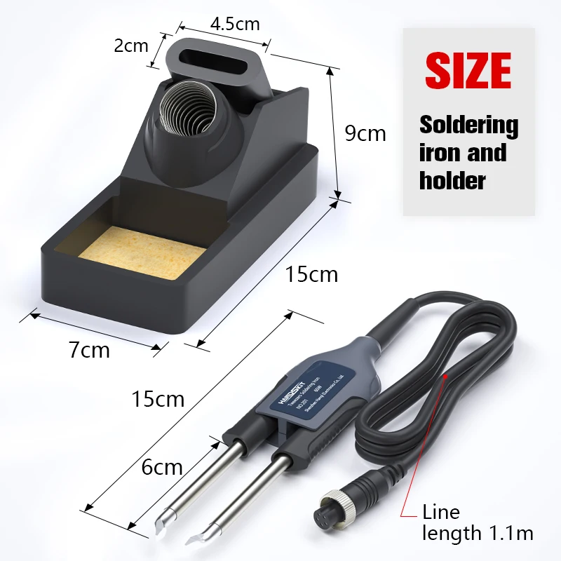 Electronics Repair Tool Kit - T12 Lehimleme İstasyonu Cımbız Kolu Handskit