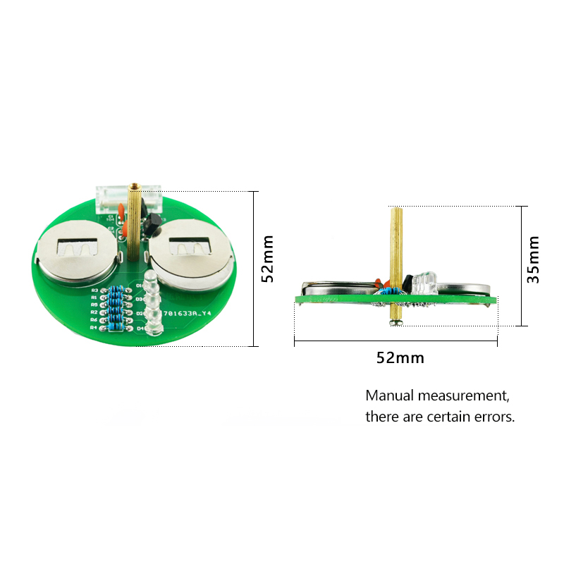 Electronics Repair School - LED Masaüstü Döner Işık Gyro DIY
