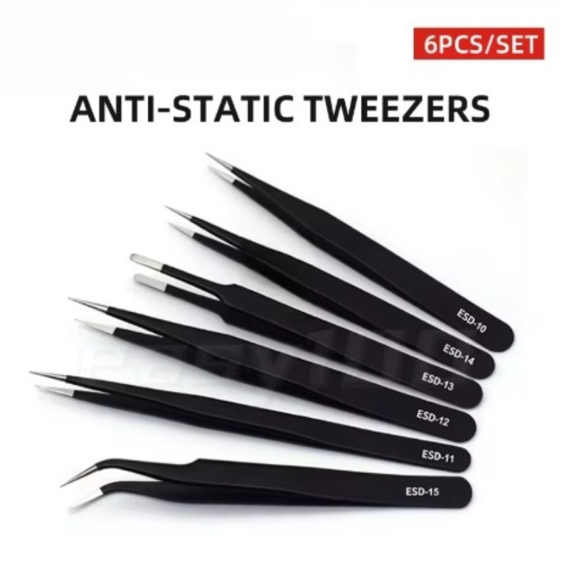 6 adet hassas cımbız seti ESD  - Electronics Repair Tool Kit incelemesi ve fiyatı