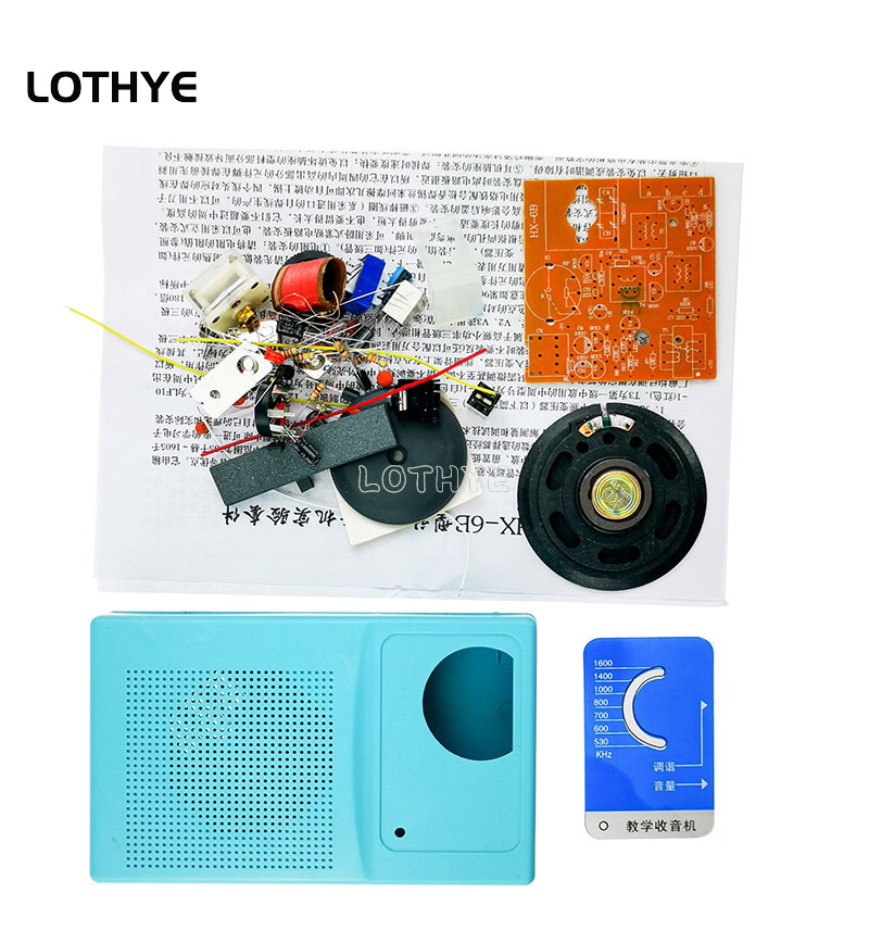 Altı Tüp AM Radyo Montaj Diy E - Electronics Repair School incelemesi ve fiyatı