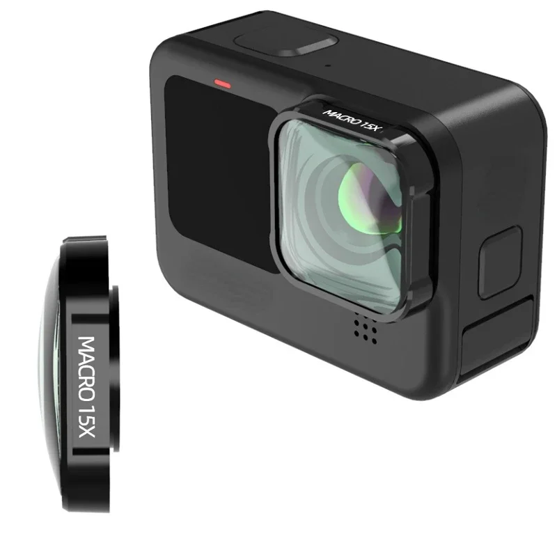 Gopro Hero 13 için makro 15X H - Gopro Action Camera Hero 11 Black incelemesi ve fiyatı