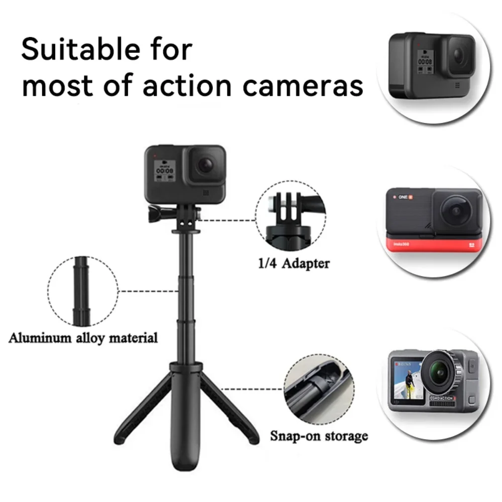 Mini Uzatılabilir Tripod Katla - Gopro Action Camera Hero 11 Black incelemesi ve fiyatı