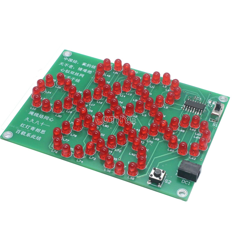 Led Akan Işık Çin Düğüm DIY El - Electronics Repair School incelemesi ve fiyatı